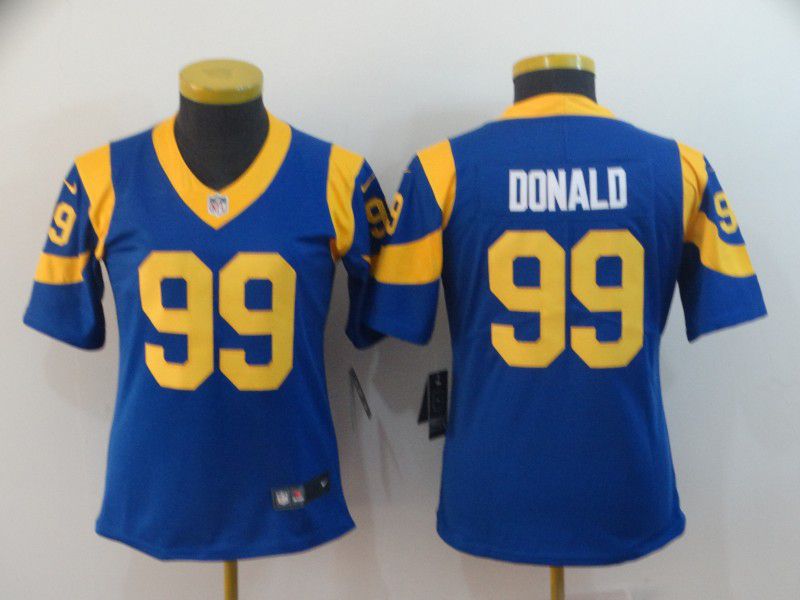 Women Los Angeles Rams #99 Donald Blue Nike Vapor Untouchable Limited Player NFL Jerseys->chicago bears->NFL Jersey